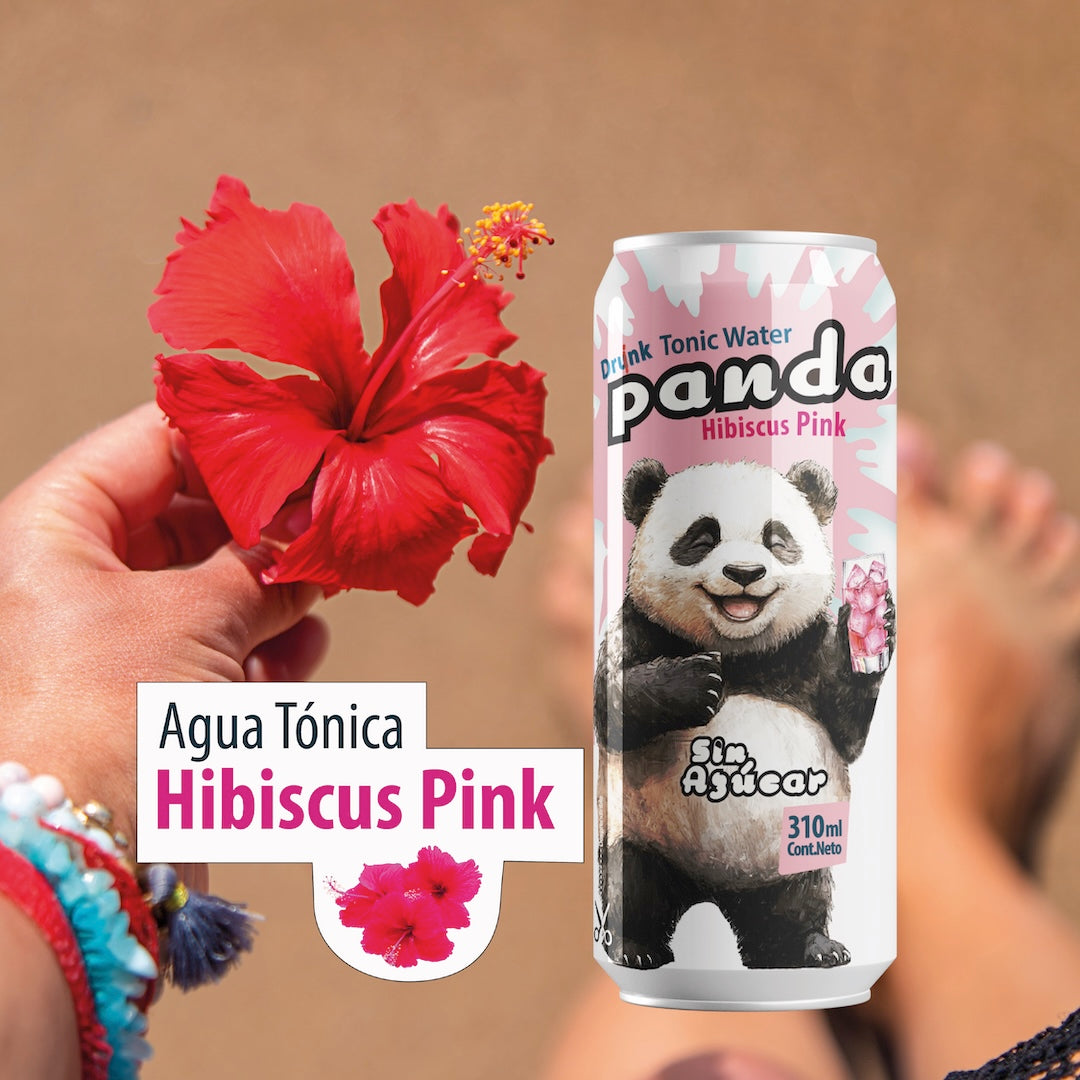 4Pack Hibiscus Pink, sin azúcar latas 310 ml (Copia)