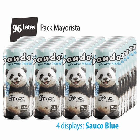 Pack 96 latas 310ml Agua Tónica Sauco Blue Panda