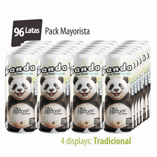 Pack 96 latas 310ml Agua Tónica Tradicional Panda