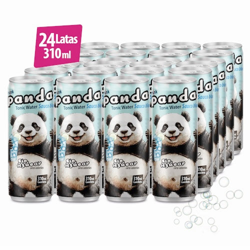 24 Pack Panda Agua Tónica Sauco Blue sin azúcar lata 310ml