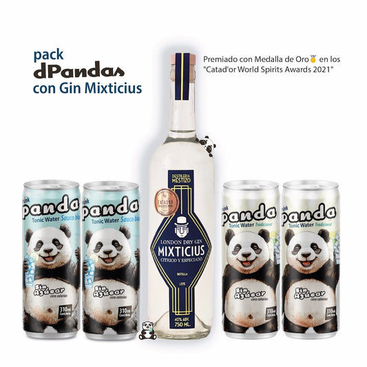 Pack Panda + Gin Mixticuis