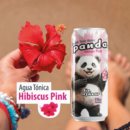 4Pack Hibiscus Pink, sin azúcar latas 310 ml (Copia)