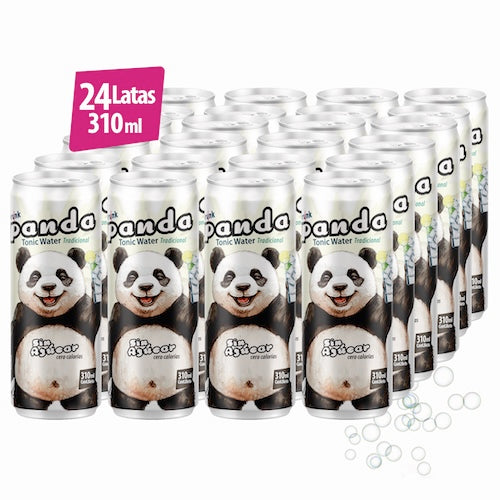 24Pack Panda Agua Tónica Tradicional, sin azúcar lata 310ml